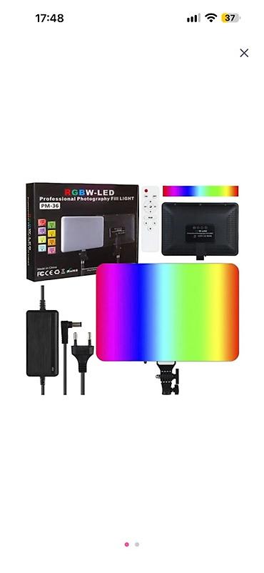 adapter 24v: Studiyanın işıqlandırma dəsti – RGBW-LED “Professional Photography — 3