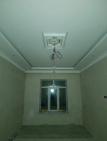 Tavan işləri: Alçıpan tavan və elektrik işləri – dizayn və montaj - İki səviyyəli — 1