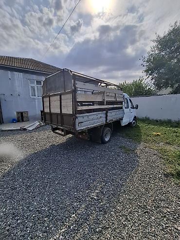 karavan maşınlar: GAZelle yük maşını – açıq bortlu, taxta karkaslı üstlü - Marka/model — 2