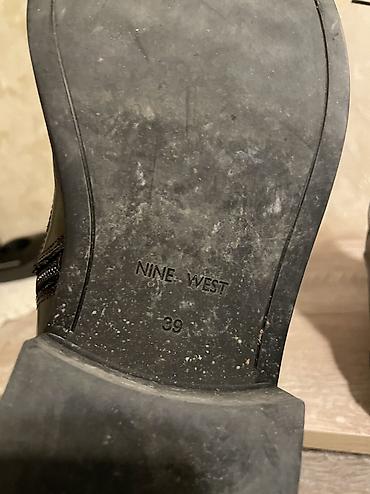 qadin bot: Nine West, Ölçü: 38, rəng - Qara, İşlənmiş — 5