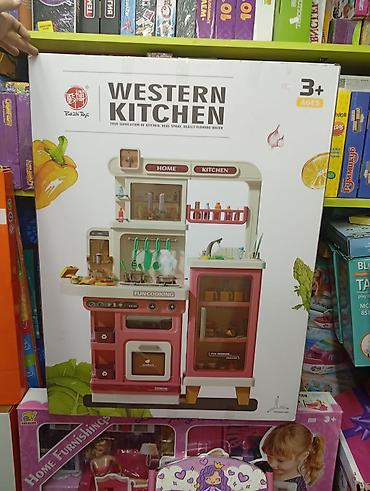мини кухонные гарнитуры: Детская игровая кухня Western Kitchen (3+) - Большой игровой набор — 1