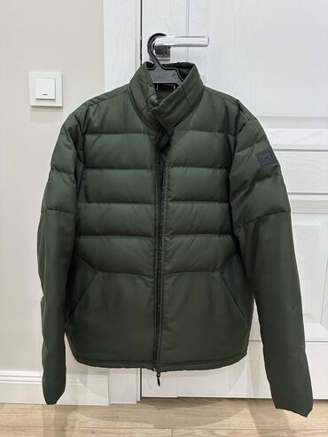 мужская утепленная куртка: Куртка цвет - Зеленый