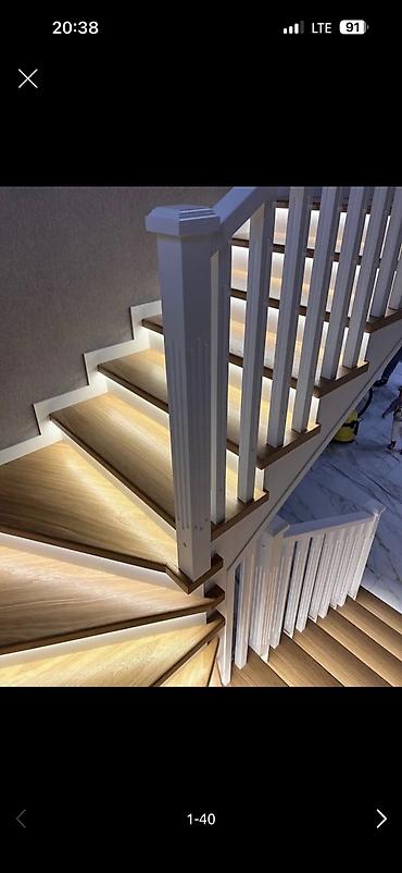 Деревянные лестницы: Деревянная лестница Для дома, Бесплатная доставка, Вид дерева: Лиственница, Форма лестницы: Прямая, Стиль: Лофт — 16