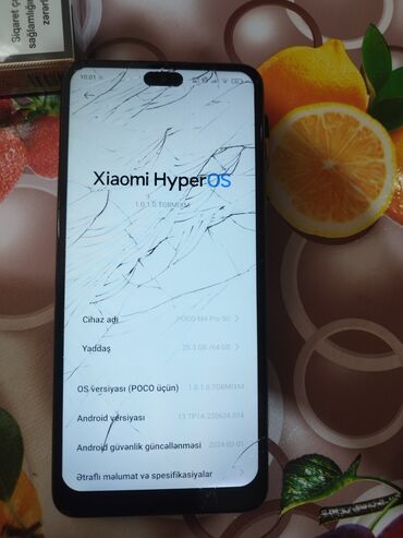 Xiaomi: Xiaomi Redmi Note 10 Pro, 64 GB, rəng - Sarı, 
 Zəmanət, Sensor, Barmaq izi