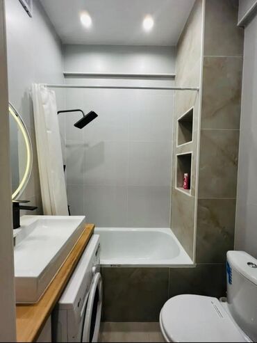 долгосрочная квартира в джалалабаде: 1 бөлмө, 37 кв. м, 105-серия, 3 кабат, Дизайнердик ремонт