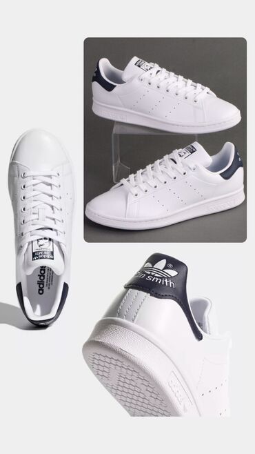 adidas женские: Новые adidas Stan Smith black/white 38 размерв отличном состоянии