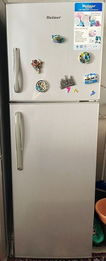 bire: Б/у Холодильник Haier, Двухкамерный, цвет - Серый
