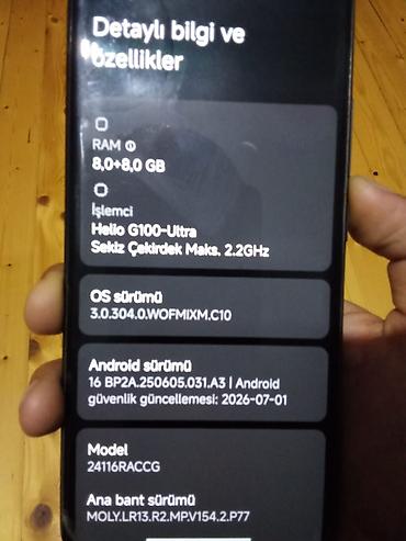 Mobil telefonlar: Redmi Note 14 Pro, 256 GB, rəng - Qara, Sensor — 5