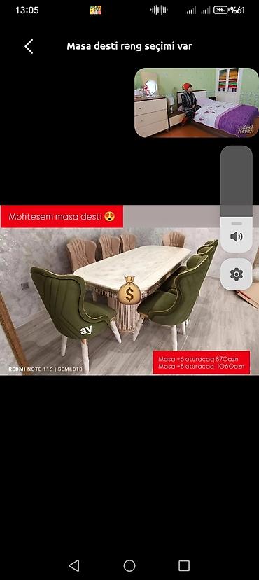 oyun stul: Qonaq otağı üçün, Yeni, Açılmayan, 6 stul — 1