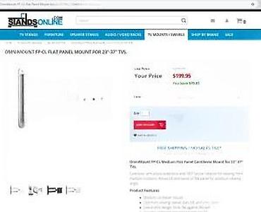 Aksesoari za TV i video: OMNI Mount – Medium Flat Panel Cantilever Mount (model FP-CL) - Nosač — 11