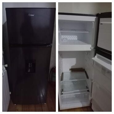 sure dispenser: Б/у 2 двери Midea Холодильник Продажа, цвет - Черный, С диспенсером
