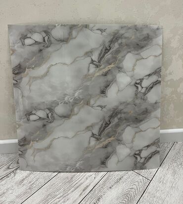 Mərmər effektli PVC panellər: Mermer Effecti Veren PVC Divar Yapisqanlari. Arxasi Ozu Yapisqandi — 10