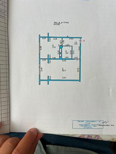2022: 1 комната, 44 м², Тунгуч мкр Элитка, 4 этаж, Евроремонт — 6