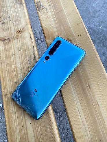 ми 10 с: Xiaomi, Mi 10 5G, Б/у, 256 ГБ, цвет - Голубой, 2 SIM — 2