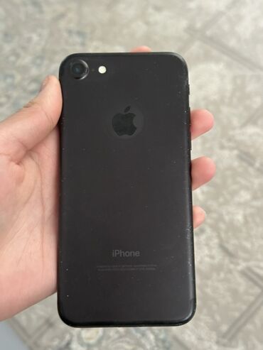 быу телефон: IPhone 7, Б/у, 32 ГБ, Черный, Чехол, 62 %