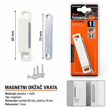 KMT Magnetni držač/graničnik vrata – 85 mm Opis: - Magnetni graničnik