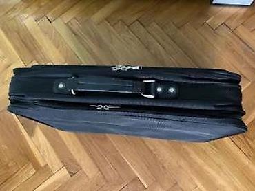 Putni koferi i torbe: Torba/kofer za poslovna putovanja – crni, širi model sa više pregrada — 6