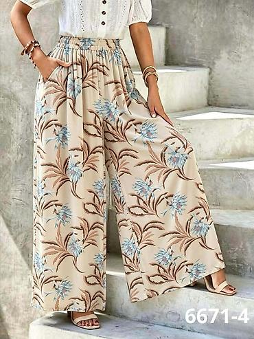 Pantalone: Pantalone za punije dame – model 226-2 - Kroj: široke nogavice — 16