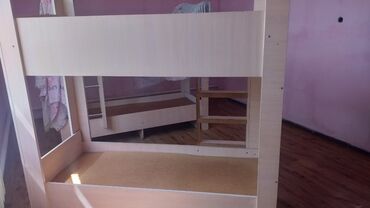 мебель из палет: Двухъярусная кровать, Для девочки, Для мальчика, Б/у