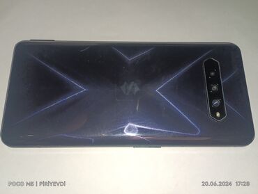 60 azn telefon: Xiaomi Black Shark 4, 256 ГБ, цвет - Черный, 
 Кнопочный, Отпечаток пальца, Две SIM карты