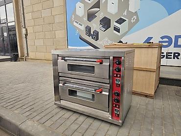 Elektrik sobalar: Pizza sobası Professioanal pizza peçi İçi daşlı model 1 mərtəbəli — 13