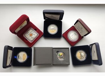 где можно продать старые монеты: Продаю монеты НБКР золотые и серебряные. Курманжан-Датка, Ош-3000