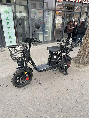 Электроскутер/карго-байк для города и доставки. 2 батарейки Одна at lalafo.kg Электроскутер/карго-байк для города и доставки. 2 батарейки Одна