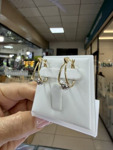 Серьги: Серьги, Проба 585, Без вставки, Женские, Новый — 2