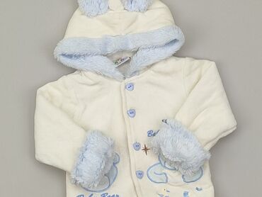 sweterek na drutach dla niemowlaka: Bluza, 6-9 m, stan - Idealny