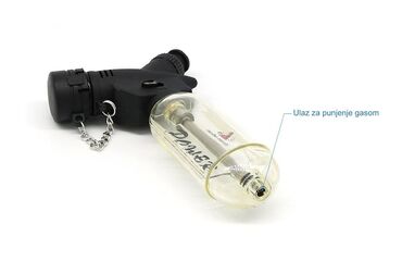 Ostali ručni alati: Nov mali brener. Puni se butan gasom za upaljače. Postiže 1300 stepeni — 3