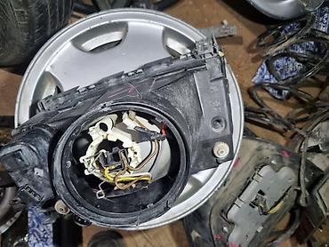 Передние фары: Комплект передних фар Audi Б/у, Оригинал — 2