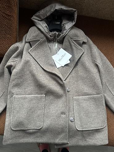 Max Mara — кашемировое пальто с утеплённым жилетом-капюшоном Размеры at lalafo.kg Max Mara — кашемировое пальто с утеплённым жилетом-капюшоном Размеры