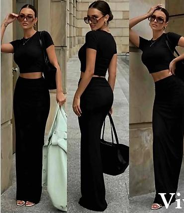 stolice za nokte: Novo, crn komplet može i S i M, veoma elegantan. Suknja lepo pada-ima — 3