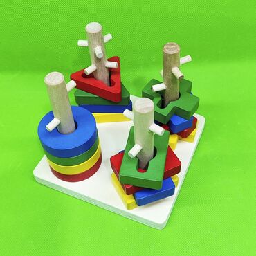 Игрушки: Монтессори пирамидка игрушка деревянная для ребенка🙂Доставка, скидка