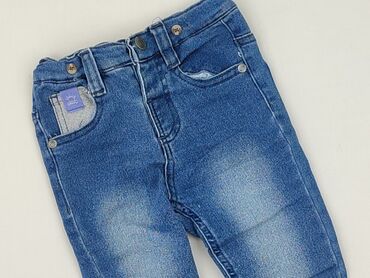 koszula dziewczeca: Denim pants, So cute, 12-18 months, condition - Very good