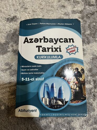 Kitablar, jurnallar, CD, DVD: Azərbaycan Tarixi Anar İsayev Təmiz haldadır Cırıq və s. Yoxdur