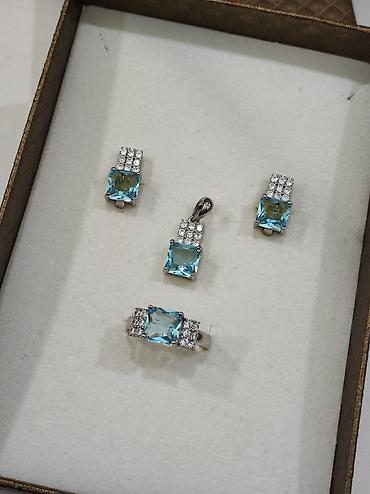 Серебряные наборы украшений: Серебряный Набор 925 пробы Размеры имеются Качество отличное Цена — 11