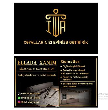 Dizayn, layihə: Mebel dizaynı və konstruktor xidməti Lahiyələndirmə və mebel — 2