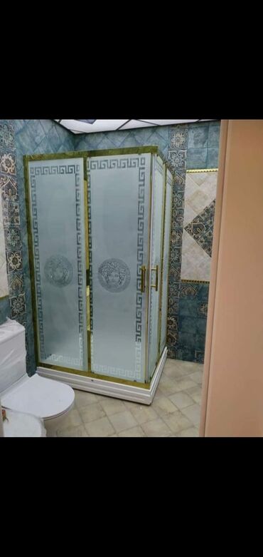 Duş kabinaları, arakəsmələr: Yeni Üstü açıq kabina, Düzbucaqlı, Ödənişli çatdırılma — 13