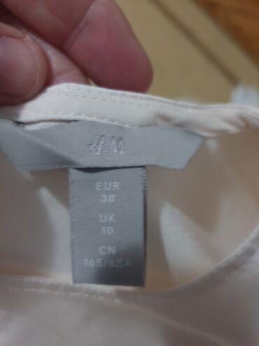 košulje tunika: H&M, M (EU 38), Jednobojni, bоја - Bež