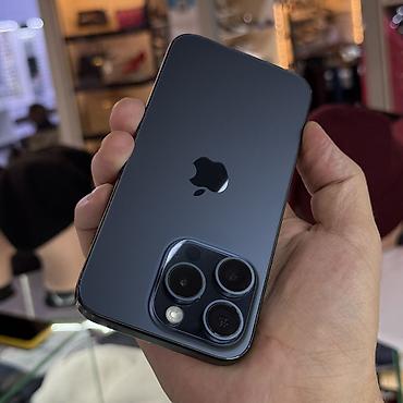 iphone купить бишкек: IPhone 15 Pro, Б/у, 128 ГБ, Blue Titanium, 82 % — 8