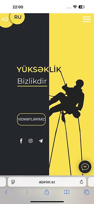 Fasad işləri: Peşəkar sənaye alpinist xidməti – alpinist.az İxtisaslaşma: - Reklam — 2
