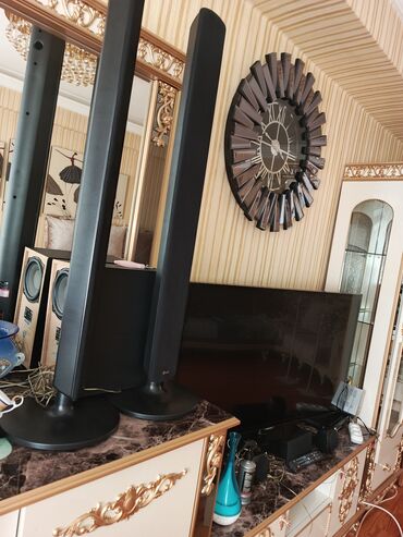Mikrofonlar: LG Kolonka, Növ - Ev kinoteatrı üçün, rəng - Qara