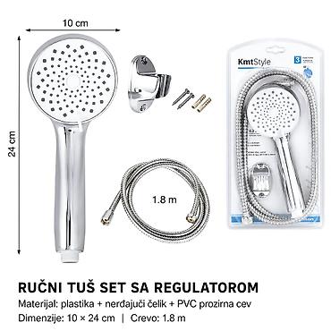 KMT Set trube belog zvezdanog neba 3283019-A Mali ručni tuš set sa