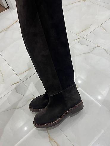 mövsümi çəkmələr: Nişantaşı ayaqqabı trendyoldan 155 azna alınıb 37 razmerdi endirim — 2