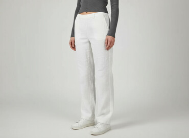 Women's Pants: Spodnie materiałowe damskie, rozmiar M