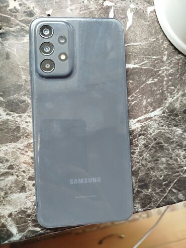 купить микрофон usb для компьютера: Samsung Galaxy A23, Колдонулган, 128 ГБ, түсү - Боз, 2 SIM