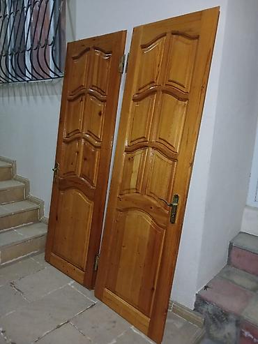 Taxta daxili qapılar – 2 ədəd - Material: tam ağac (təbii ağac lalafo.az -da Taxta daxili qapılar – 2 ədəd - Material: tam ağac (təbii ağac