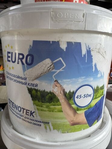 наклейки для дома: Стеклобойный дисперсионный клей EURO STENOTEK предназначен для