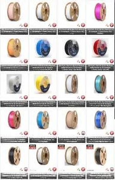Druga oprema za računare i laptopove: Gembird PLA filament za 3D štampače – 1,75 mm, kalem 1 kg — 19